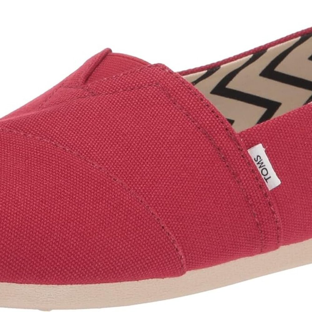 Women's Canvas Shoes Recycled Cotton Eco-Friendly Flexible Comfort Size 9.5